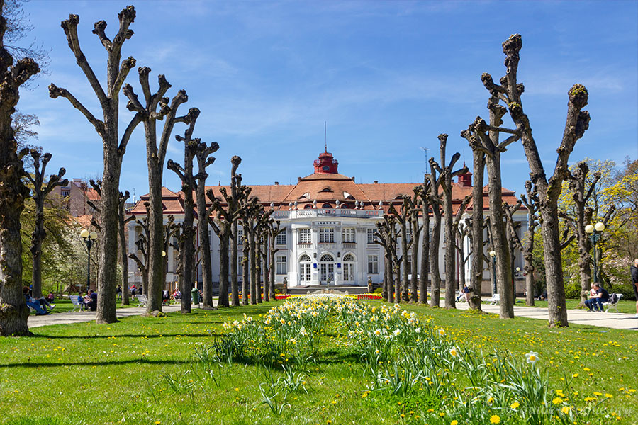 Photo of the Elizabeth Baths in Karlovy Vary.